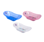 Vaskë bebesh me modele me kullim transparent