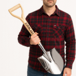 Lopatë Dore Inox me Dorezë Druri