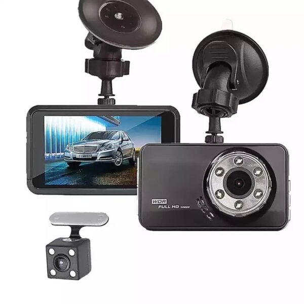 Kamerë për Makinë me Lente të Dyfishta Full HD 1080P