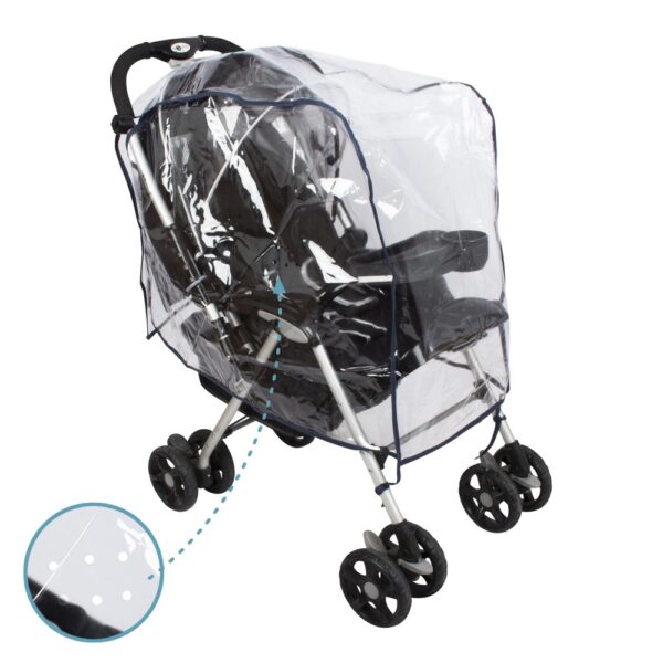 ☔ Mbulesë Kundër Shiut për Karrocë Bebesh - Mbrojtje & Rehati në Çdo Mot