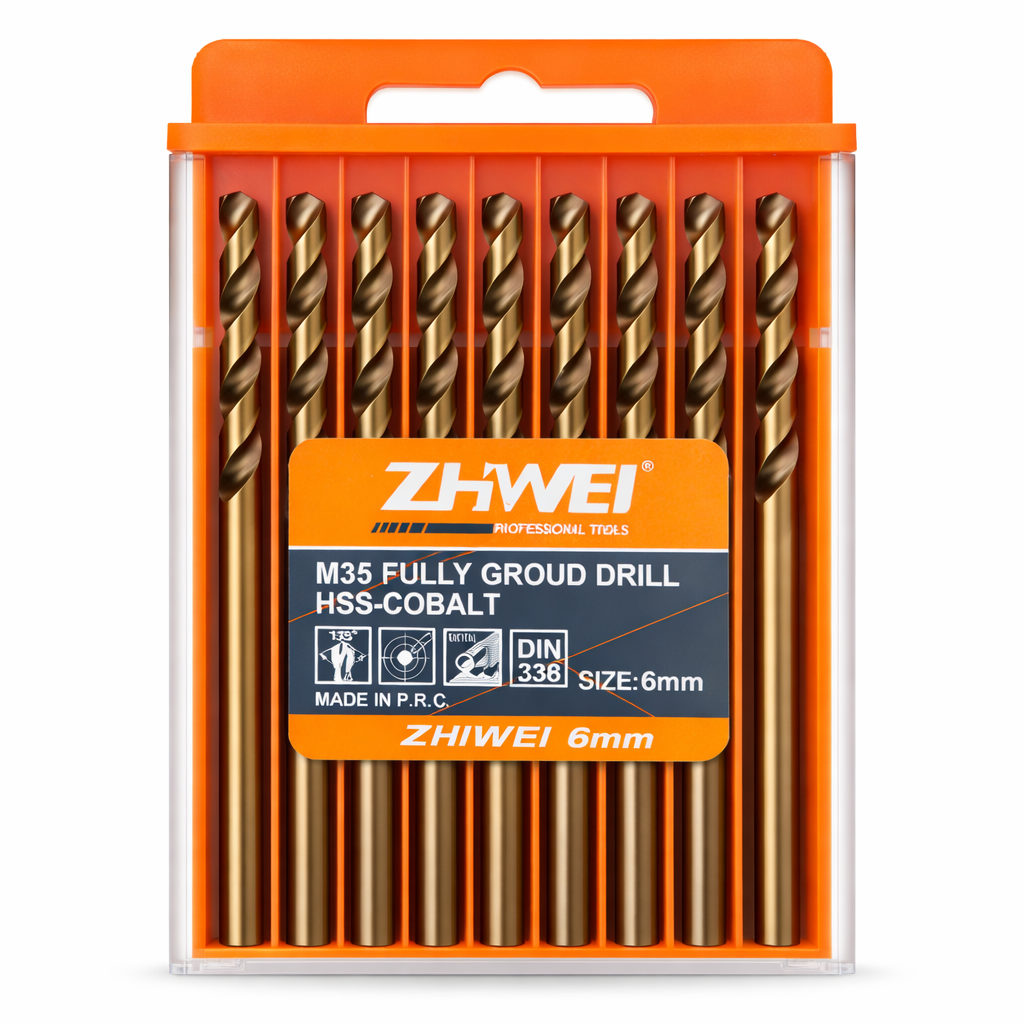 57623301-d715-4fd0-a368-f86a6c24c074 Set Brocash për Metal ZHWEI M35 Kobalt 6 mm - Image 1