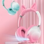 Kufje Bluetooth për Fëmijë me Veshë Mace – AKZ K62