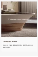 Tavolinë kafeje për dhomën e ndenjes, shtëpinë, dritë, luks, ndjenjë të lartë (140x80) - Figura 5