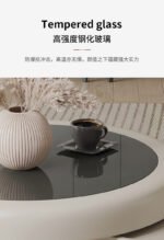 Set Modern Minimalist Shumëfunksional Kombinim Tavoline Kafeje (70x80cm) - Image 4