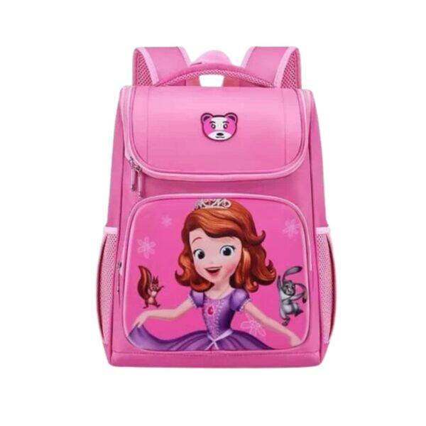 👑 Çantë Shkollore - SOFIA Princeshë Rozë për Vogëlushet që Duan të Shkëlqejnë