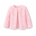 🌸 Xhaketë Peliçe Rozë për Fëmijë - E Butë & Plot Ëmbëlsi