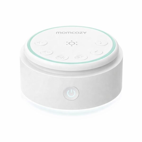 🌙🔊 Pajisje Portative White Noise me 20 Tinguj & Dritë Nate - Momcozy
