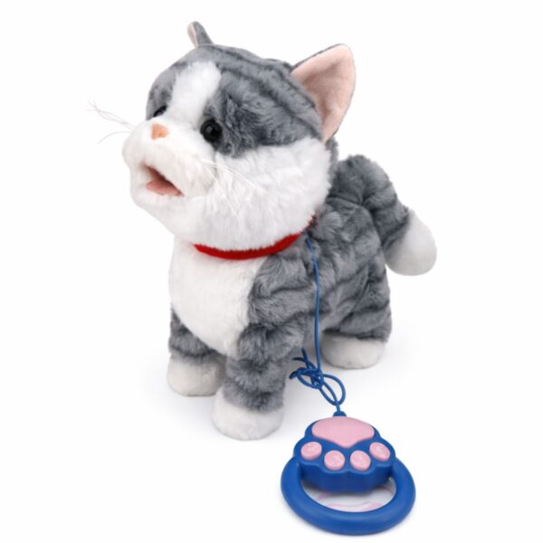 🐱 Lodër Mace me Bateri, Muzikë dhe Telekomandë