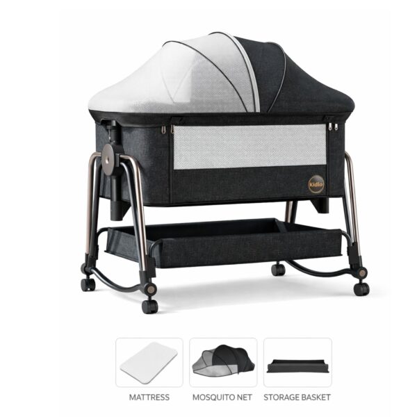 🛏️ DJEP PËR BEBE - PREMIUM KIDILO BJJ-628 (BLACK)