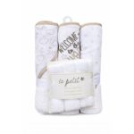 🐘 Set Peshqirë & Mindila për Foshnje - Le Petit (6 Pjesë)