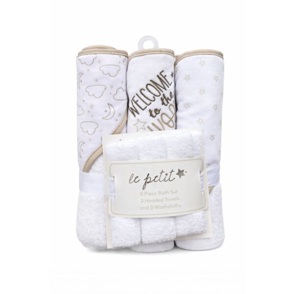 đ Set PeshqirĂ« & Mindila pĂ«r Foshnje - Le Petit (6 PjesĂ«)