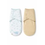 🤍 SwaddleMe - Mbështjellës i Rregullueshëm për Foshnje (2 Pack)