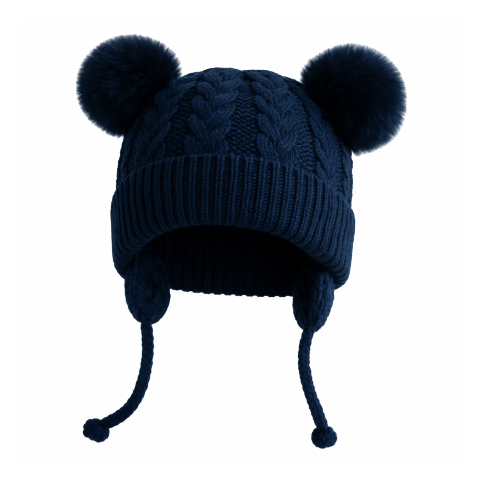 Kitra Store Product Feature Image (8) 🧶Kapelë Dimërore "The Littles" - Blu e Errët - Figura 1