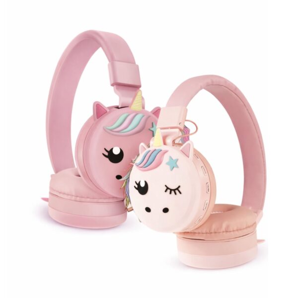 🦄 Kufje Wireless Unicorn - Ngjyra Magjike & Komoditet për Fëmijë