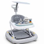 Dubak Premium Babywalker 3-në-1 me Shtytës & Çati Mbrojtëse