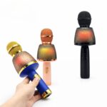 🎤 Mikrofon Karaoke Wireless me Drita LED - Figura 2