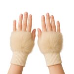 🤍 Doreza Ngjyrë Krem me Gëzof Elegant - Stil i Butë & Femëror