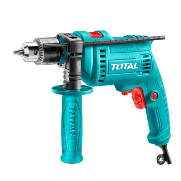 TOTAL Impact Drill 680W  Stërvitje Elektrike me Goditje 13mm për Beton, Dru dhe Metal