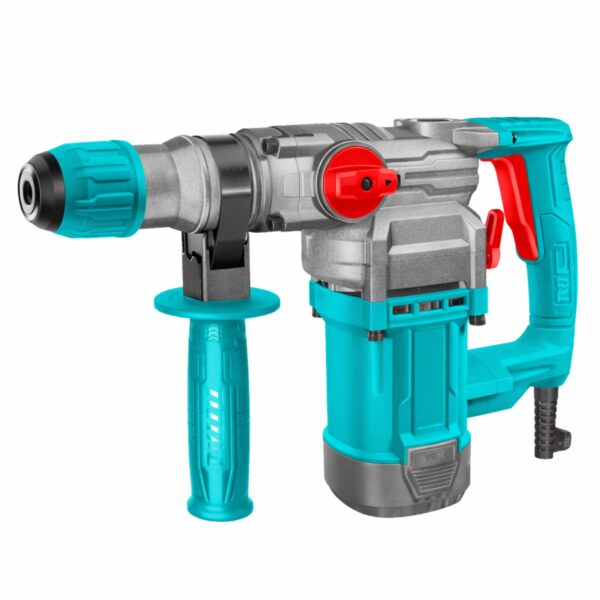 TOTAL Rotary Hammer 1050W SDS-Plus – Fuqi 5J, trup metalik, 3 funksione pune dhe kuti profesionale transporti