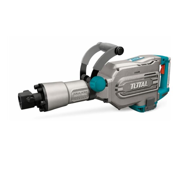 TOTAL 1700W – Çekiç elektrik industrial 16kg me fuqi 50J dhe sistem SDS-HEX për prishje betoni dhe gurësh