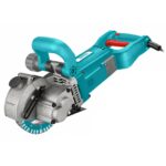 TOTAL Makineri profesionale për hapje kanalesh në mur me 5 disqe diamanti dhe rregullim të thellësisë së prerjes