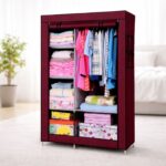 👗🧥 Portable Wardrobe Cloth Organizer - Me Përmasa të Bollshme & Organizim Maksimal