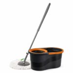 Set Pastrimi Nero me Mop Rrotullues dhe Kovë Shtrydhëse