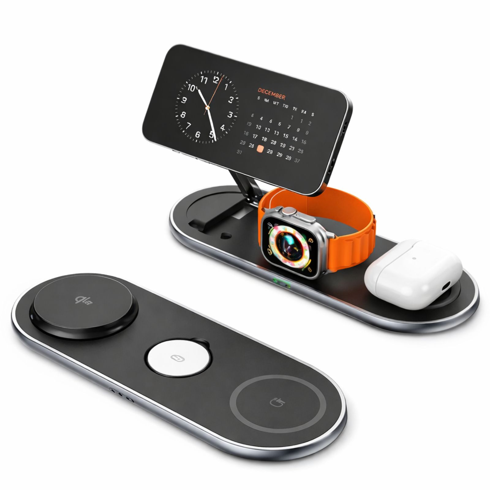 Kitra Store Product Feature image (17) ⚡ Stacion Karikimi 3-në-1 Qi2 15W - Zgjidhja Perfekte për Ekosistemin Apple - Figura 1