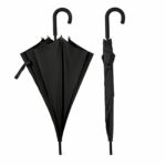 Çadër Profesionale e Zezë me Dorezë Kurbë