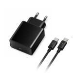 45W TRAVEL ADAPTER BLACK 2 IN 1 C-C