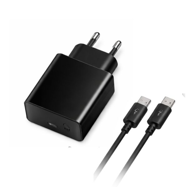 45W TRAVEL ADAPTER BLACK 2 IN 1 C-C