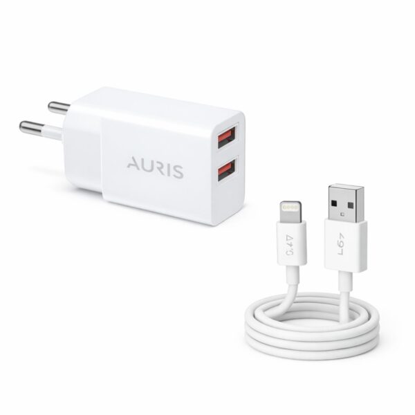 ADAPTER IPHONE 2 IN 1 2.4A 5W (ch12)