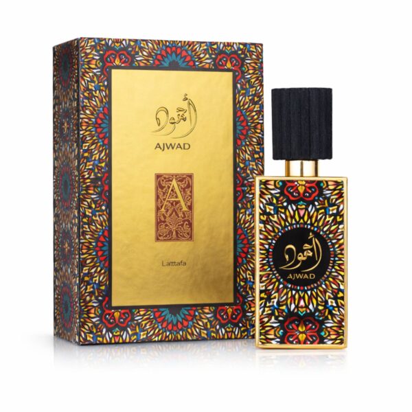 Lattafa Ajwad Eau de Parfum 60ml - Aromë Orientale e Ëmbël & Elegante 🌹✨
