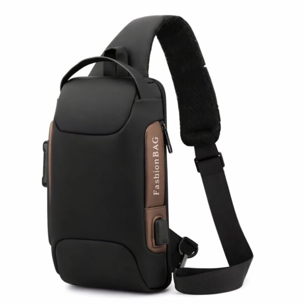 Çantë e Modës Krahu (Crossbody) me USB - Rezistencës ndaj Ujit