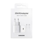 25W Super Fast Charger w 1m USB Type-C Cable 100-240V EP-TA800X - Figura 2