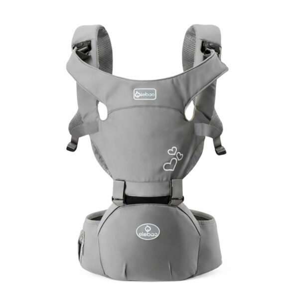 👶 SONARIN Front Premium Hipseat Baby Carrier - Ergonomik & Multifunksional (Grey)