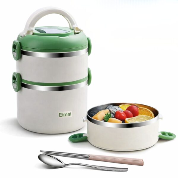 🍱 Mbajtëse Ushqimi nga Metali – Termos Ushqimor