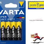 Bateri VARTA Super Heavy Duty AA R6P 1.5V – 4 Copë