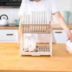 Raft Organizues për Enët e Kuzhinës me Dy Nivele - Image 3