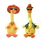 Rosë e zgjuar që këndon duke kërcyer