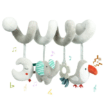 Mbështjellëse e varur nga pelushi spirale rreth karrocës, shtratit dhe autokarrikës