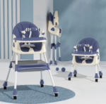 🍽️ Tavolinë Ushqimi e Lartë për Fëmijë – Praktike & e Sigurt - Figura 5