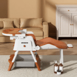 Karrige e Lartë për Ushqimin e Fëmijëve - Shumëfunksionale & e Palosshme - Figura 6