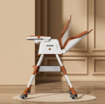 Karrige e Lartë për Ushqimin e Fëmijëve - Shumëfunksionale & e Palosshme - Figura 7