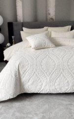 Seti 6-Pjesësh Çarçafë Dopio 3D Carved - Image 2