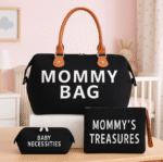 👜 Set Çantë për Nëna 3-në-1 Navy Blue Mommy’s Bags - Figura 4