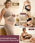 🤰 Momcozy Rrip Mbështetës për Shtatzëni - Belly Band Ergonomik për Barkun dhe Shpinën - Figura 2