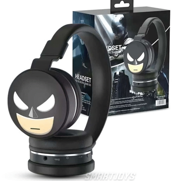 Kufje Wireless Superhero me Dizajn Unik & Bass të Thellë