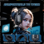 🔥 ONIKUMA GT808 RGB Gaming Headset – Tri Mode Wireless për Performancë Maksimale - Figura 4