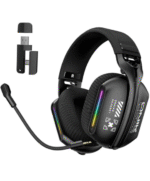 🔥 ONIKUMA GT808 RGB Gaming Headset – Tri Mode Wireless për Performancë Maksimale - Figura 2